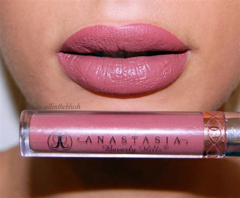 dusty rose liquid lipstick.